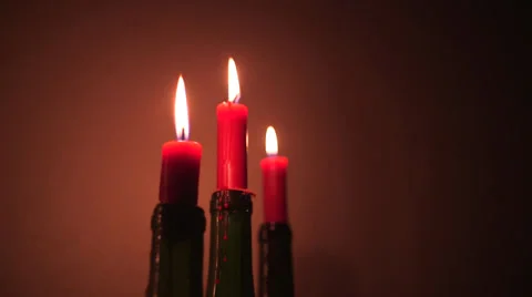 Burning candles Stock Footage 30369660