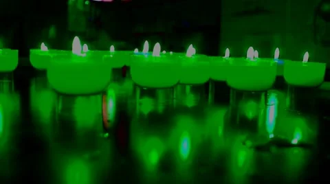 Burning candles Stock Footage 43102377
