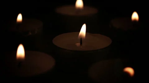 Burning candles Video stock 46081824