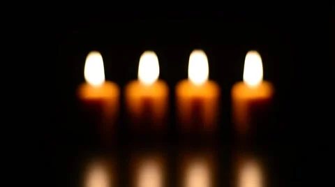 Burning candles Stock Footage 46808180