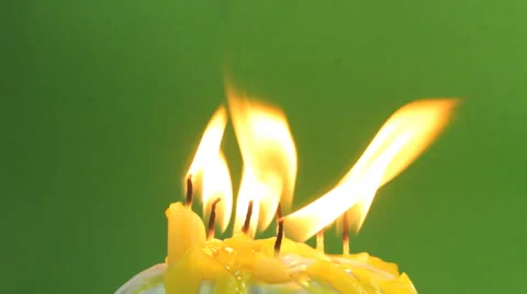 Burning candles Video stock 60637810