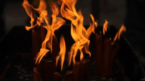 Burning candles Video stock 60747084