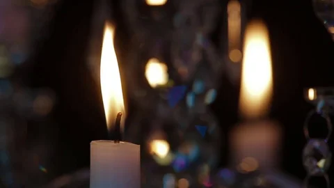 Burning Candles Stock Footage 69735904