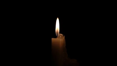 Burning Candles Stock Footage 123697797