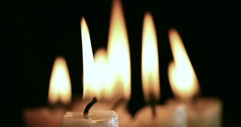 Burning Candles Stock Footage 170728069