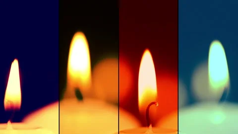Burning candles Stock Footage 253481104