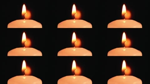 Burning candles Stock Footage 253743772