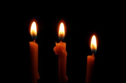 Burning candles Stock Photos