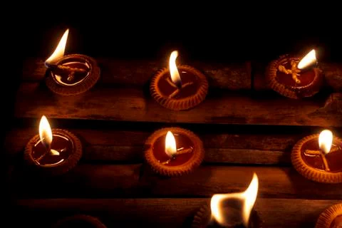 Burning candles Stock Photos