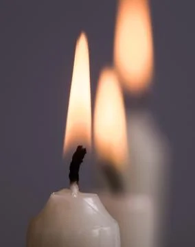 Burning candles Stock Photos