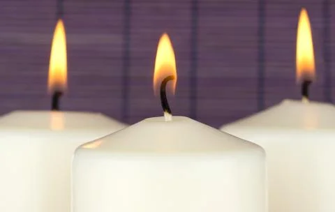 Burning candles Stock-Fotos