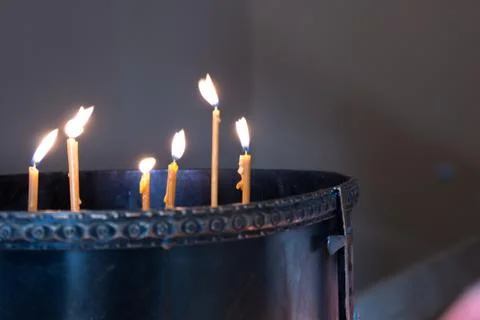 Burning Candles Stock Photos