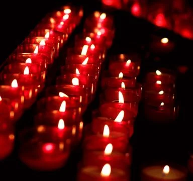 Burning candles Stock Photos