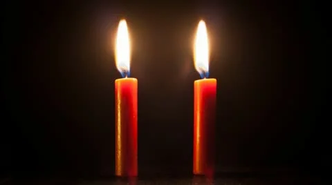 Burning Candles Timelapse 스톡 동영상 11017824