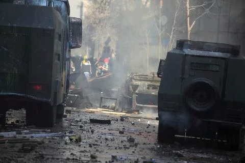 Burning Car Stock Photos