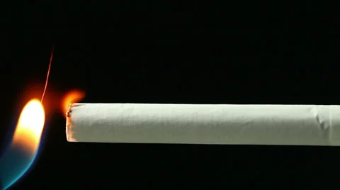 Burning cigarette Video stock 35575775