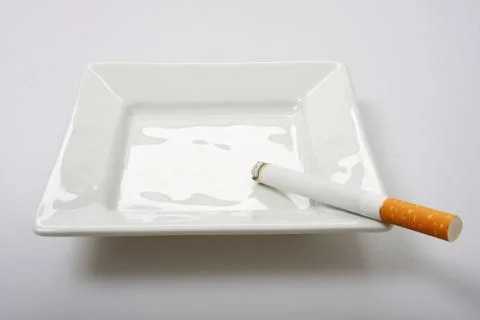 Burning cigarette Stock Photos