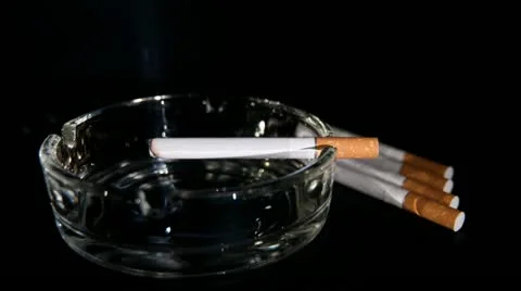 Burning Cigarette Timelapse Stock Footage 11016916
