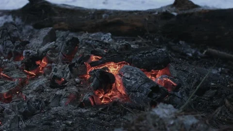 Burning coal 스톡 동영상 151967705