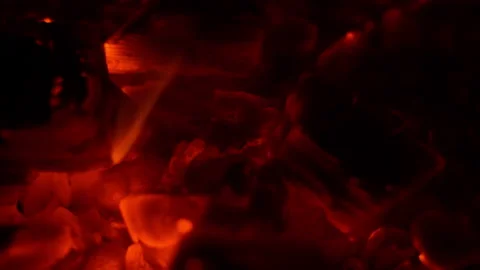 Burning coal Stock Footage 221649662