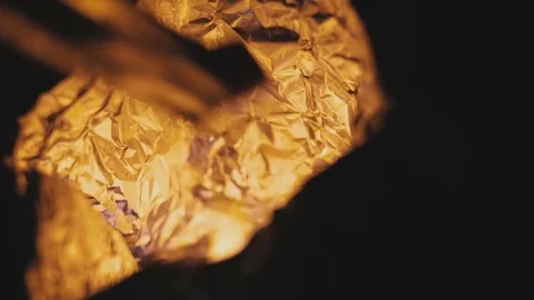 Burning coals close-up Stock Footage 76491333