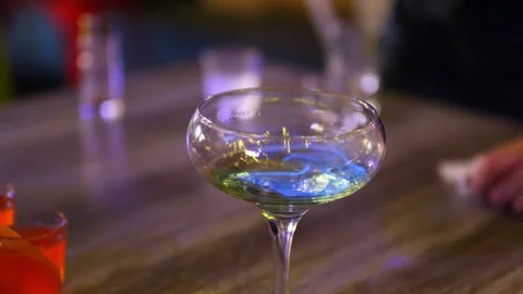 Burning cocktail absinthe 스톡 동영상 286023935