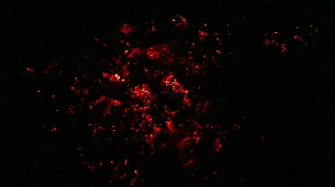 Burning Coles Stock Footage 844687