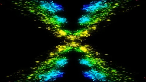 Burning Colors VJ Loop Stock Footage 124210142