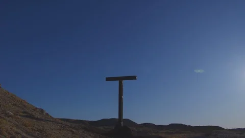 Burning Cross, Day Stock Footage 127662120