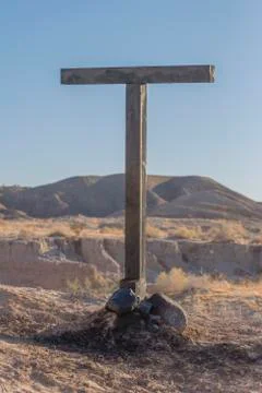 Burning Cross, Day Stock Photos