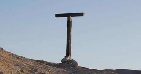 Burning Cross, Day Stock Photos