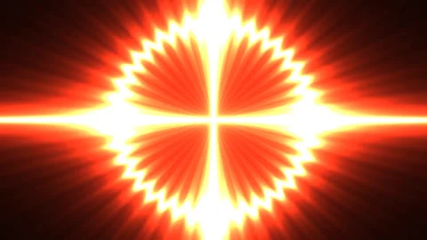 Burning Cross Pattern Celtic Gaelic Holy Order Halo Stock Footage 140921984