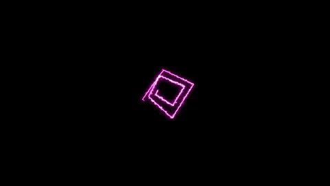 A burning decreasing square, a maze. Stock Footage 157777505