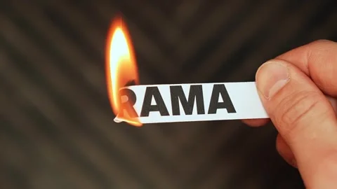 Burning “drama” label held by hand, symbolizing peace, boundaries, emotional Stock Footage 333655888