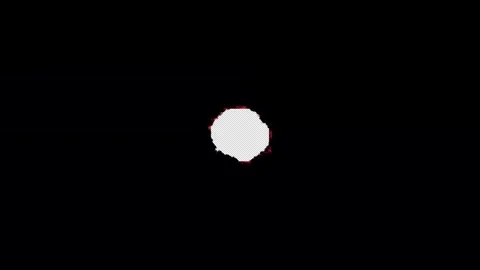 Burning effect from the center of the background. Burning hole. Stock Footage 308101981