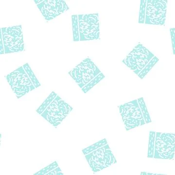 Burning field peat glyph vector seamless pattern Illustrazione stock