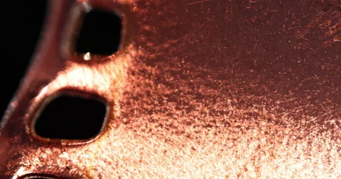 Burning The Film In The Fire Stock Footage 206168564
