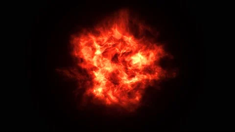 Burning fire abstract animation. Stock Footage 171348409