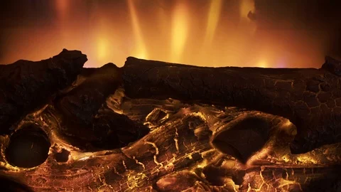 Burning fire and flames 스톡 동영상 126848776