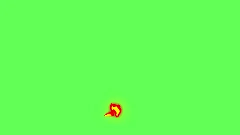 Burning fire. Bonfire. bomb fire bomb. green screen bomb. blast. Stock Footage 243586580