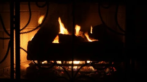 Burning fire. Close up footage of yellow fire Vídeos de archivo 77376546