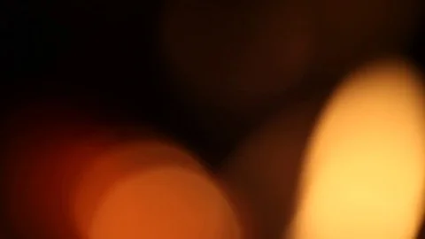 Burning fire. Close up footage of yellow fire flames Vídeos de archivo 77377492