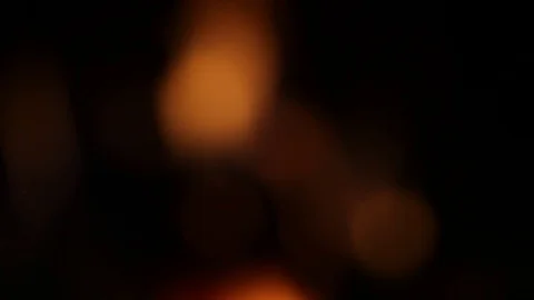 Burning fire. Close up footage of yellow fire flames 스톡 동영상 77377572