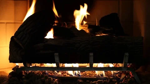 Burning fire. Close up footage of yellow fire flames 動画素材 77382998