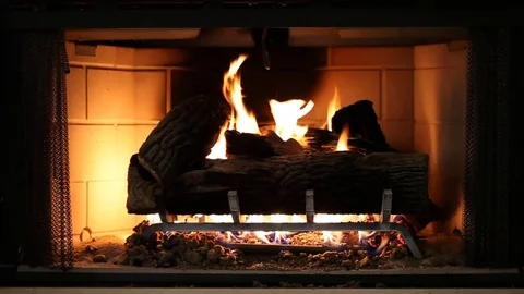 Burning fire. Close up footage of yellow fire flames 스톡 동영상 77384101