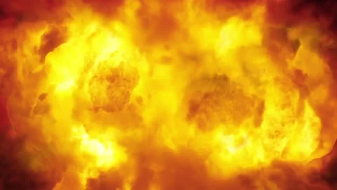 Burning Fire Cloud Background Seamless Loop 库存影片 343110738