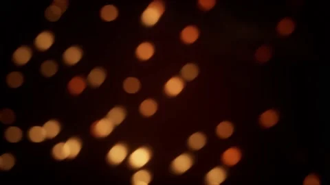 A Burning fire embers with blurred bokeh Stock Footage 155304359