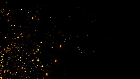 Burning Fire Embers Spark Particle Effect for overlay. Stock-Footage 337016069