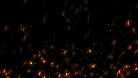 Burning Fire Embers Spark Particle Effect for overlay. 库存影片 337016211