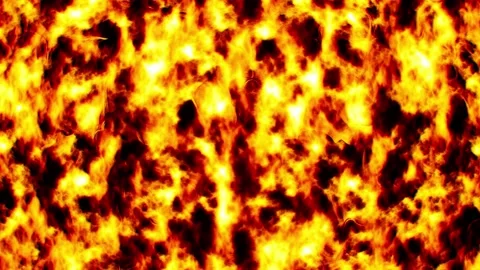 Burning Fire Energy Effect Texture Background Loop Stock Footage 159876695